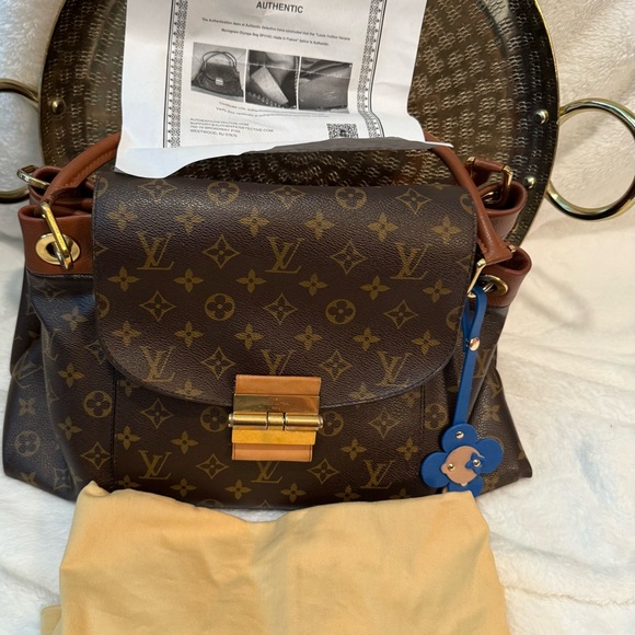 Louis Vuitton Dark Olympe Camel Monogram Shoulder Bag - Picture 1 of 13